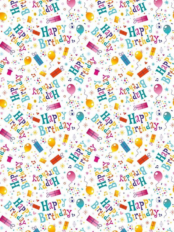 Bobina Papel de regalo para CUMPLEAÑOS - Imagen 2