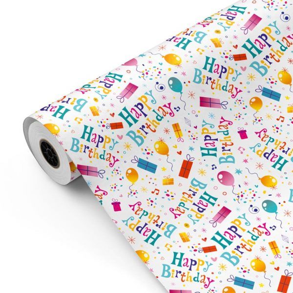 Bobina Papel de regalo para CUMPLEAÑOS