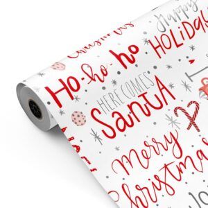 Bobina papel de regalo Frases Navideñas - mckp