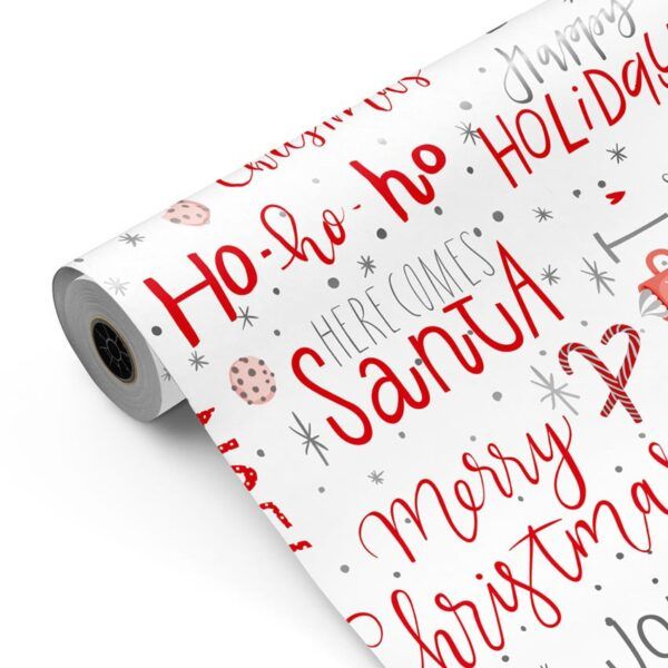 Bobina papel de regalo Frases Navideñas - mckp