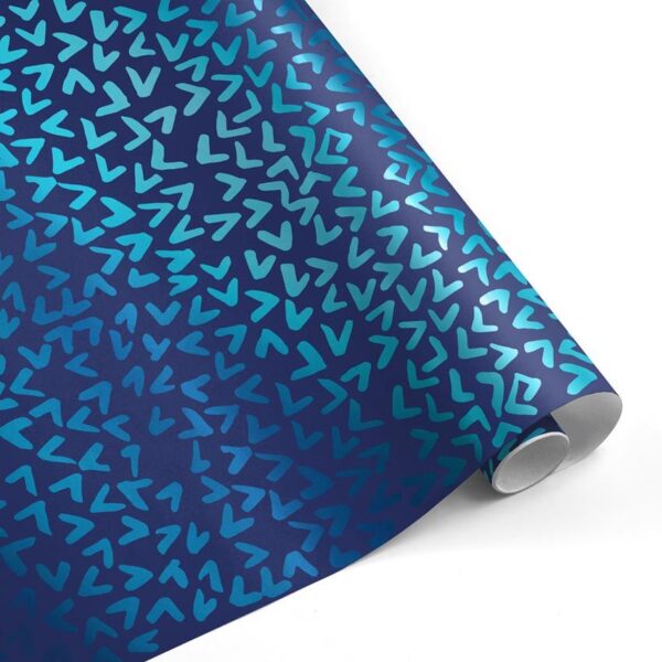 Rollo papel de regalo Flechas Azul 2747 - Azul Metal 10278–mckp