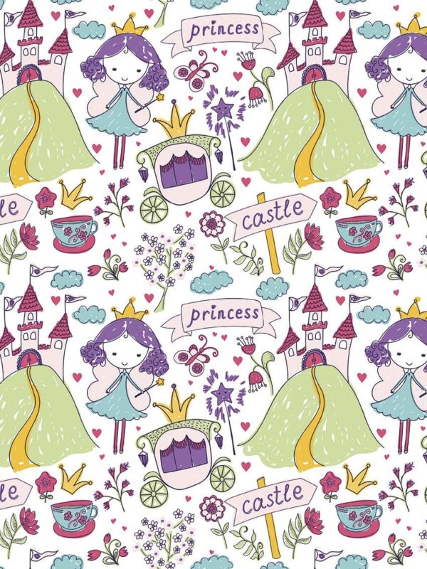 Rollo papel de regalo Princess Castle