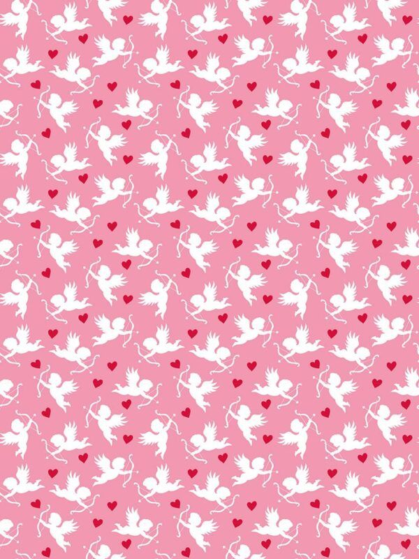 Bobina papel de regalo Cupido Rosa 183 Rojo 206
