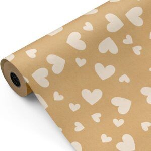 Bobinas de Papel Kraft con Corazones