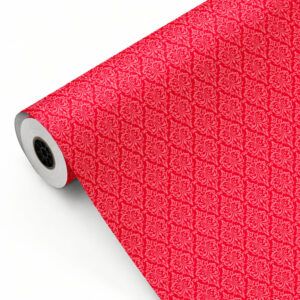 Rollo de Papel Regalo Rojo Vintage - Bobina Grande Resistente - Regalos Eventos Tiendas Comercios - FP Fiesta Paper